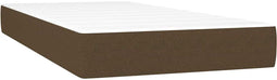 vidaXL - Pocketveringmatras - voor - kinderen - 80x160 - cm - stof - donkerbruin