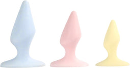 Handgemaakte Abu anale Pluggen - Set van 3 - diameter: 3,5cm, 4cm en 5cm