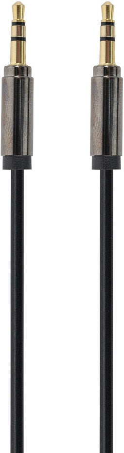 Gembird CCAP-444-0.75M - Kabel 3.5mm M - 0,75m - Zwart