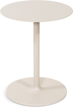 Spinder Design Lola - Bijzettafel - Trompetpoot - Soft Ivory - Ø 40 cm - H 50 cm