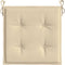 vidaXL - Tuinstoelkussens - 2 - st - 50x50x3 - cm - oxford - stof - beige