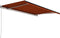 vidaXL - Luifel - handmatig - uittrekbaar - 500x300 - cm - oranje - en - bruin