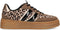 POSH by Poelman LILLY - Dames sneakers - Panterprint - Bruin
