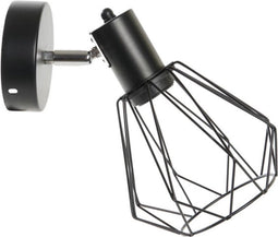 Muurlamp DKD Home Decor Zwart Metaal 220 V 50 W (15 x 20 x 22 cm)
