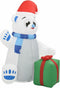 vidaXL - Kerstfiguur - ijsbeer - opblaasbaar - LED - binnen - en - buiten - 1,8 - m