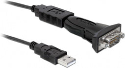 Delock 61460 - USB 2.0 naar Seriële Kabel - 0.80 m - Zwart