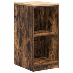 vidaXL - Garagekast - 40x51x85 - cm - massief - grenenhout - gerookt - eiken