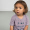 Find Your Wave - Shirt - Biologisch katoen - Paars gestreept