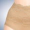 Figuur corrigerende slip - shapewear ondergoed - dames slips set van 2 - beige l/xl
