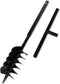 vidaXL - Grondboor - met - handvat - 150 - mm - en - verlengstukken - 9 - m - (staal)
