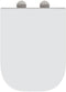 vidaXL - Snelle - Afneembare - Toiletbril - met - Zachte - Sluiting - Duroplast - Wit
