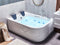 Beliani BAYAMO - Hoekbad whirlpool - Wit - Acryl