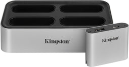Kingston Workflow Station - Dock voor 4x USB 3.2 - Flexibel systeem voor video en audio overzetten - Zwart