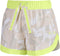 PUMA The First Mile Woven Short - Dames Sportbroek - Sunny Lime-Camo Prt - Maat L