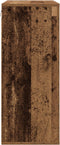 vidaXL - Wandkast - in - oude - look - 80x33x80 - cm - Gelaagd - Hout