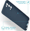 iMoshion Hoesje Geschikt voor Oppo Find X3 Lite Hoesje Siliconen - iMoshion Color Backcover - Donkerblauw