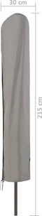 Madison - Parasol Covers - Grijs - 215x40