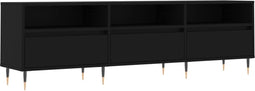 vidaXL - Tv-meubel - 150x30x44,5 - cm - bewerkt - hout - zwart