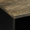 vidaXL - Salontafel - 80x54x40 - cm - massief - mangohout - lichtgrijs