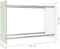 vidaXL - Haardhoutrek - 80x35x120 - cm - glas - zwart