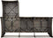 vidaXL - Verstelbare - tuinbank - met - kussens - L-vormig - poly - rattan - grijs