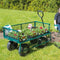 Draper Tools Tuinwagen staalgaas 86,5x46,5x21 cm groen en zwart