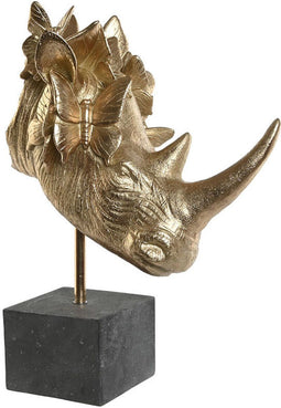 Decoratieve figuren Home ESPRIT Zwart Gouden 33 x 24 x 43,5 cm