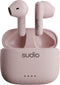 Sudio A1 - In-ear hoofdtelefoon - IPX4 waterbestendig - Roze