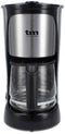 TM Electron TMPCF005 - Drip Koffiemachine 1000W 1,5L 12 Koppar - RVS