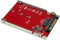 Startech.com U2M2E125 - M.2 naar U.2 Host Adapter - Plug and play - Rood
