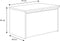 DARIA - Speelgoedkist - 73x40x42cm - wit en hout