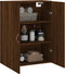 vidaXL - Wandkast - 69,5x34x90 - cm - bruin - eikenkleur