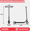 Nijdam Chrome Madness - Stuntstep Advanced - Aluminium - Zwart