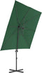 vidaXL - Parasol - met - draagbare - voet - groen