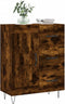 vidaXL - Dressoir - 69,5x34x90 - cm - bewerkt - hout - gerookt - eikenkleurig