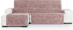 Hoes voor chaise longue met korte armleuning links Eysa TURIN Roze 100 x 110 x 300 cm
