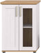 Furnilux Verona - Vitrinekast - Tijdloos design - Eiken - 37x64x88cm