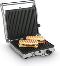 FRITEL Grill-Panini-BBQ GR 2275 - Tosti plaat & BBQ in 1 - 29x26cm - 2000W