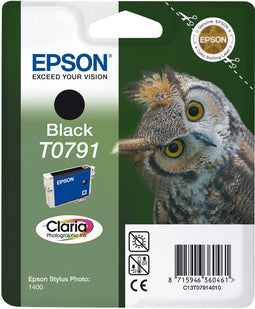 Epson T0791 - Inktcartridge - Zwart