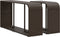 vidaXL - Opbergschappen - 2 - st - poly - rattan - bruin