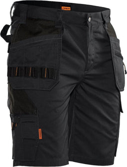 Jobman Practical 2722 Korte Werkbroek Holsterpockets - Mannen - Zwart - 50