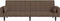 vidaXL - Slaapbank - 2-zits - met - 2 - kussens - stof - taupe