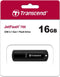 Transcend JetFlash 700 - USB-stick - 16 GB - Zwart