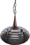 PTMD Norris Copper Metal Hanging Lamp Layers Round
