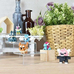 Set van 6 stenen figuren - BANDAI - NANOBLOCK - Pokémon-pakket van het normale type