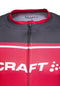 Craft Classic Logo Jersey - Korte Mouwen - Slim Fit - Wit - Maat S