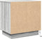 vidaXL - Nachtkastje - met - LED - in - Grijs - Sonoma - 50x34,5x50 - cm