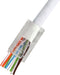 Hirschmann QCRJ45 CAT6 U SHOP Quick Connect krimp connectoren (UTP) met doorsteekmontage (vast) - 10 stuks (incl. huls)