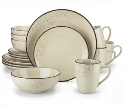 PolderGoods - Serviesset - 16-delige Diner Service Set voor 4 - Steengoed Vintage (4 stuks)