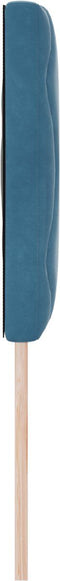 vidaXL - Hoofdbord - met - Diamant - Blokken - in - Donkerblauw - - - 140 - cm - Fluweel